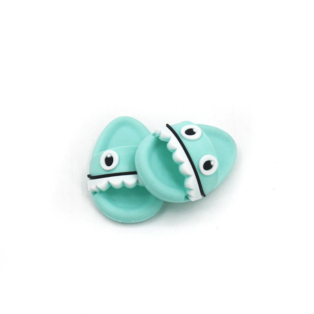 (only-clothes) Labubu Doll Shoes Labubu 17cm Doll Shoes Slippers Creative Nine-Tooth Slippers Doll Toy Shoes Accessories