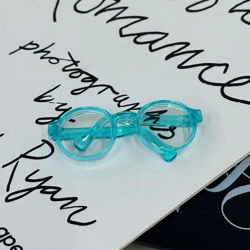(only-clothes) Labubu Glasses EXO Doll Mini Glasses Toy Accessories 1/3 BJD Doll 60cm Leaf Loli 6.5 Length