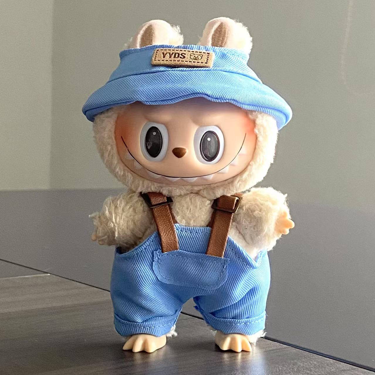 Labubu Doll Clothes Labubu Clothes 17cm First Second Third Generation Plush Vinyl Doll Dress Up Outfit Set 
