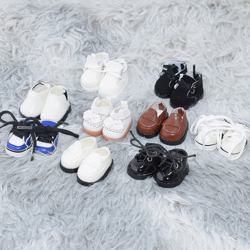(only-clothes) Labubu Doll Shoes Collection 17CM Keychain Blind Box Labubu Replacement Shoes Doll Dress-Up Toy Shoes