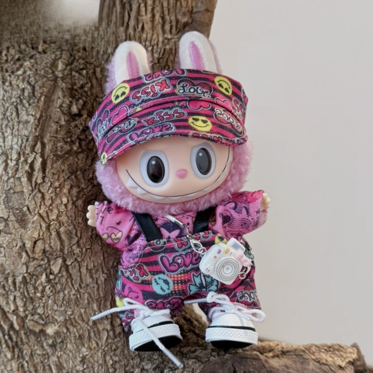 (only-clothes)[labubu Labubu Baby Clothes] 336 Baby Clothes Graffiti Cool Style 17CM Macaron Baby Clothes Cross-Border