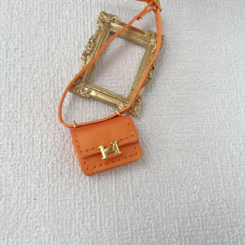 (only-clothes) Only Bag 17cm Labubu First Second Third Generation Decorative Adjustable Bag Cute H Family Bag Doll Accessories