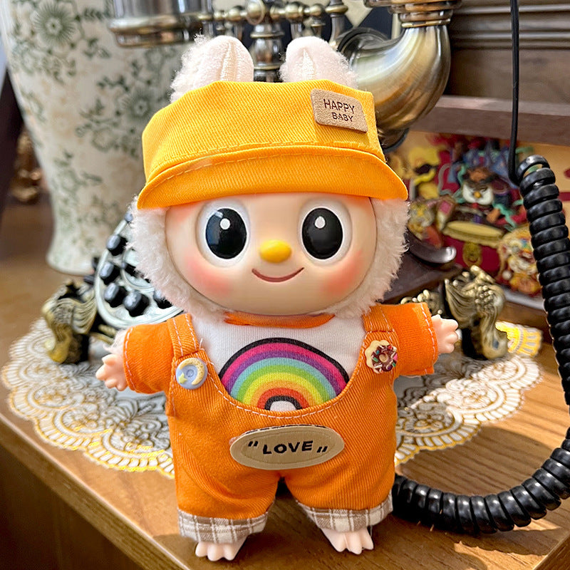 (only-clothes) Suitable for Labubu Sitting Party Doll Clothes First, Second, and Third Generation Blind Box Labubu Doll Clothes Wholesale