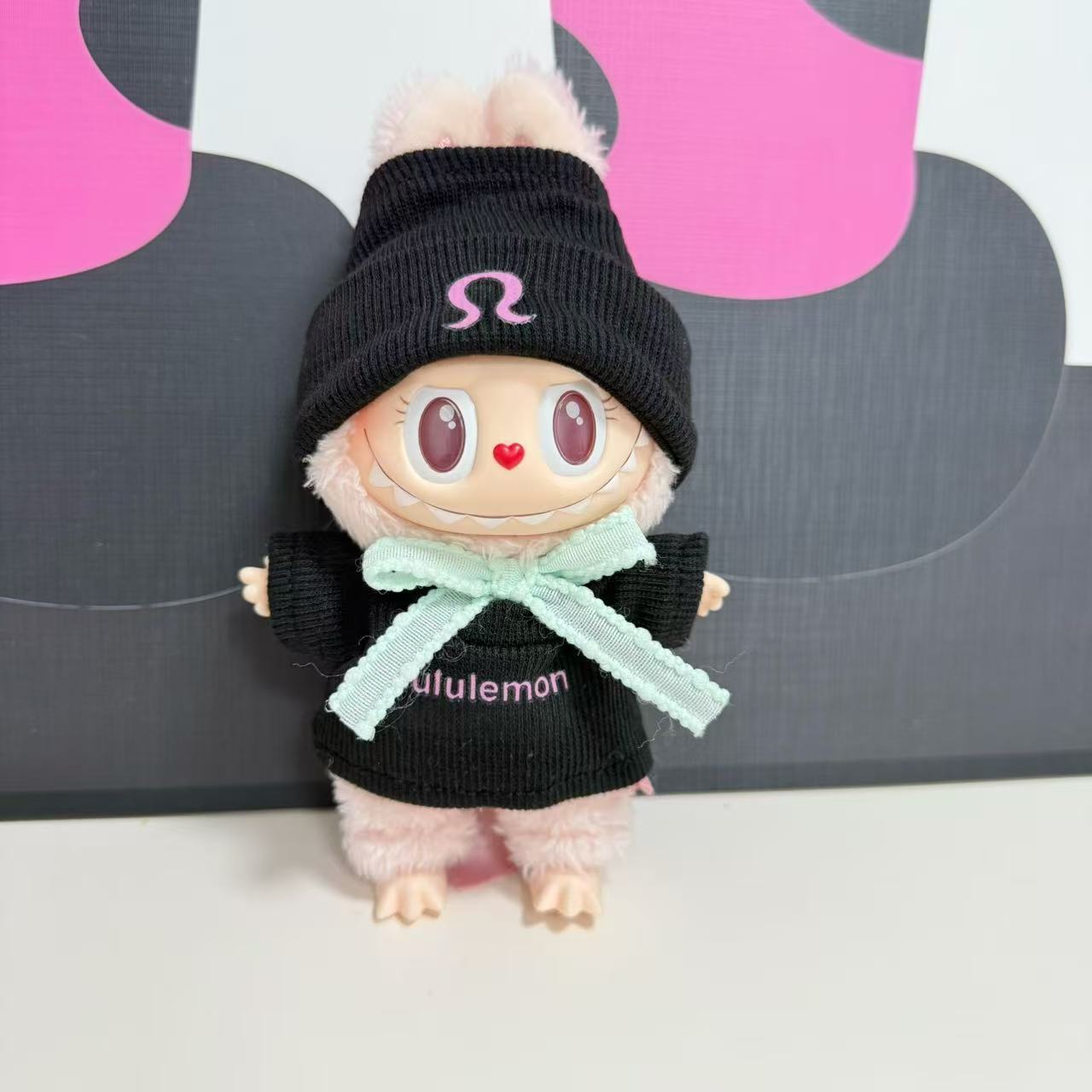 (only-clothes) Only Clothes] First Second Third Generation Blind Box Labubu Clothes LABUBU Replacement Trendy Casual Set Elastic Hat New