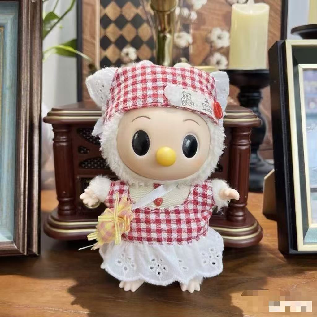 (only-clothes) Suitable for Labubu Sitting Party Doll Clothes First, Second, and Third Generation Blind Box Labubu Doll Clothes Wholesale