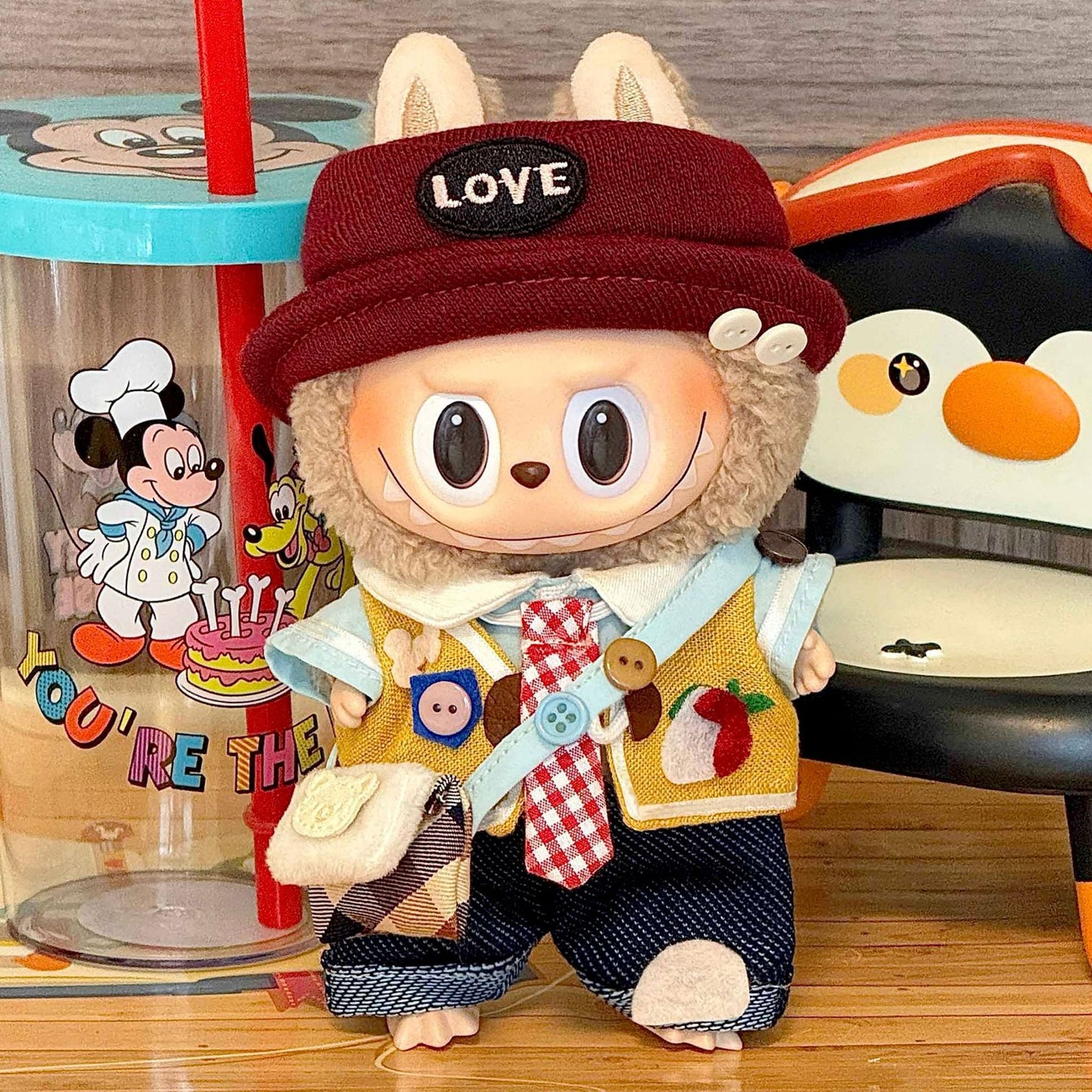 (only-clothes) Suitable for Labubu Sitting Party Baby Clothes First Second Third Generation Labubu Clothing Set Accessories and Peripheral