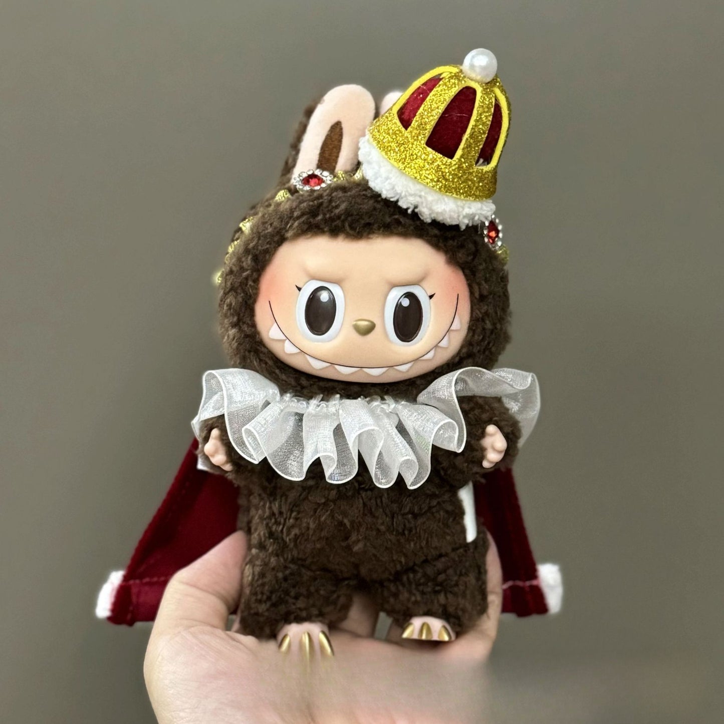 (only-clothes) Suitable for Labubu Doll Clothes First Second Third Generation Labubu Clothes 17cm Vinyl Pendant Doll Set