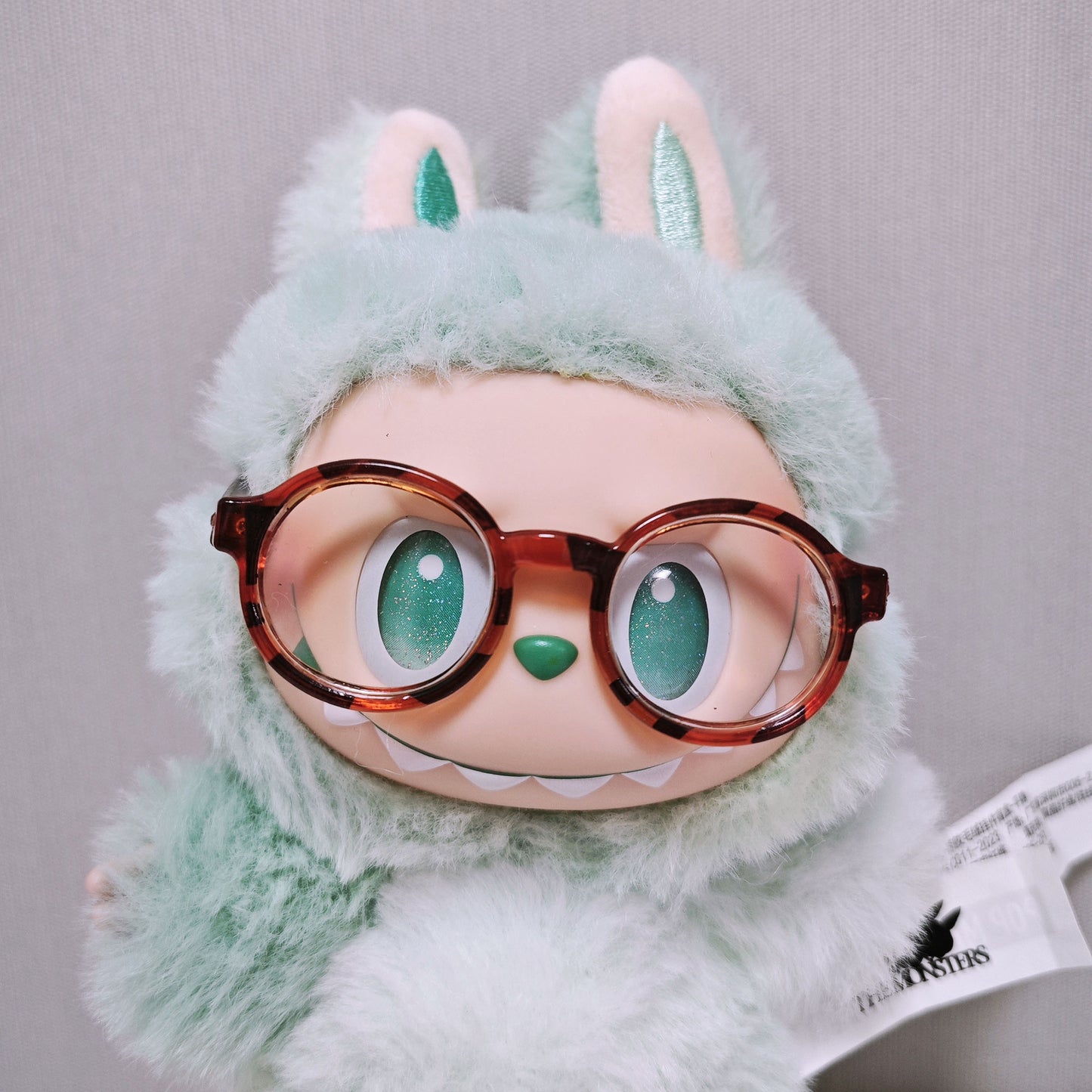 (only-clothes) First Generation Second Generation Third Generation Labubu Glasses Accessories Labubu Transparent Glasses Sunglasses Accessories 15cm 17cm