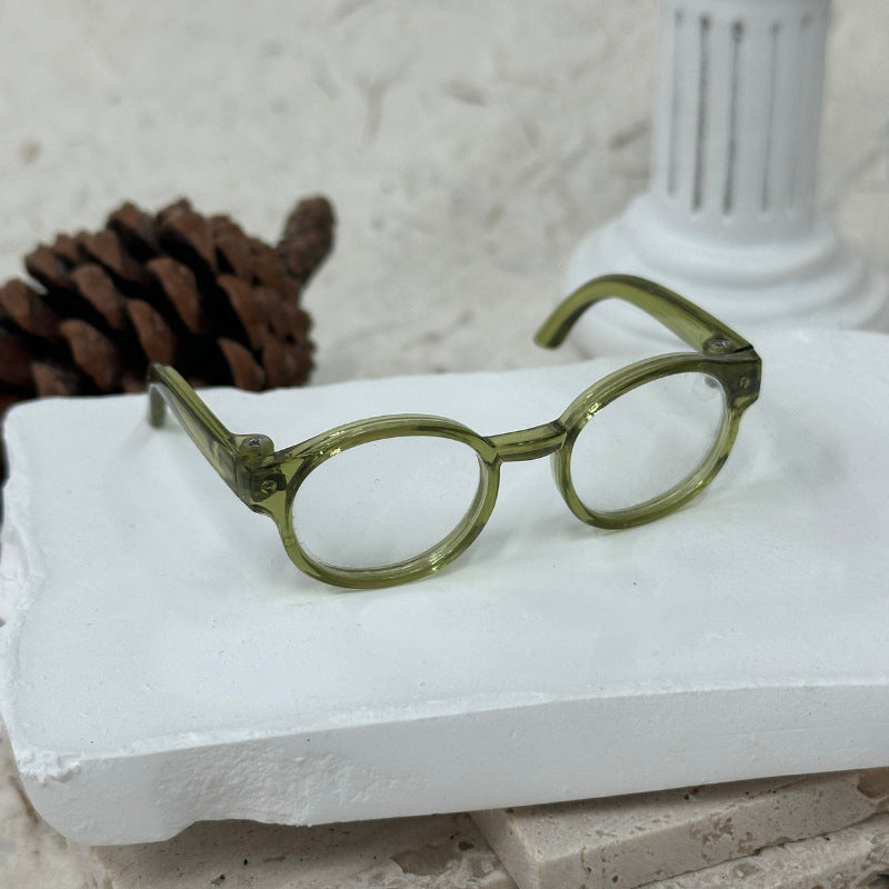 (only-clothes) Labubu Glasses EXO Doll Mini Glasses Toy Accessories 1/3 BJD Doll 60cm Leaf Loli 6.5 Length