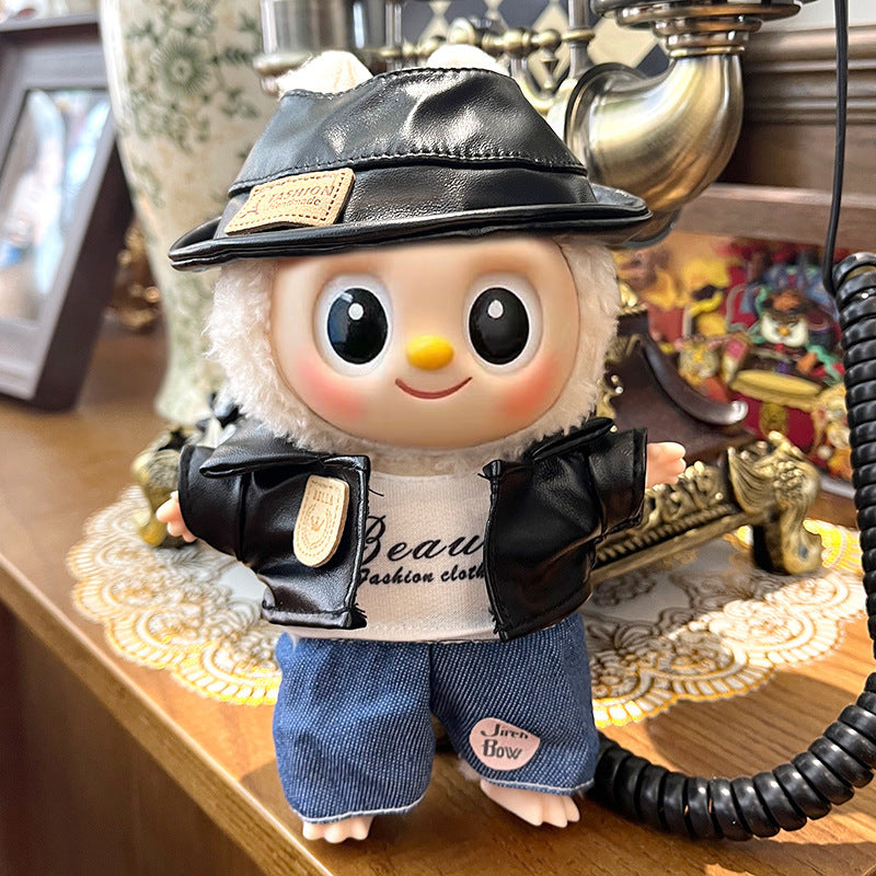 (only-clothes) Suitable for Labubu Sitting Party Doll Clothes First, Second, and Third Generation Blind Box Labubu Doll Clothes Wholesale