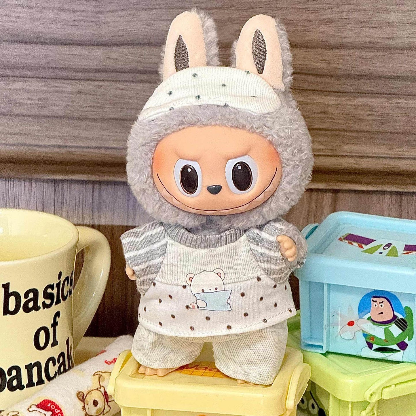 (only-clothes) Suitable for Labubu Sitting Party Baby Clothes First Second Third Generation Labubu Clothing Set Accessories and Peripheral