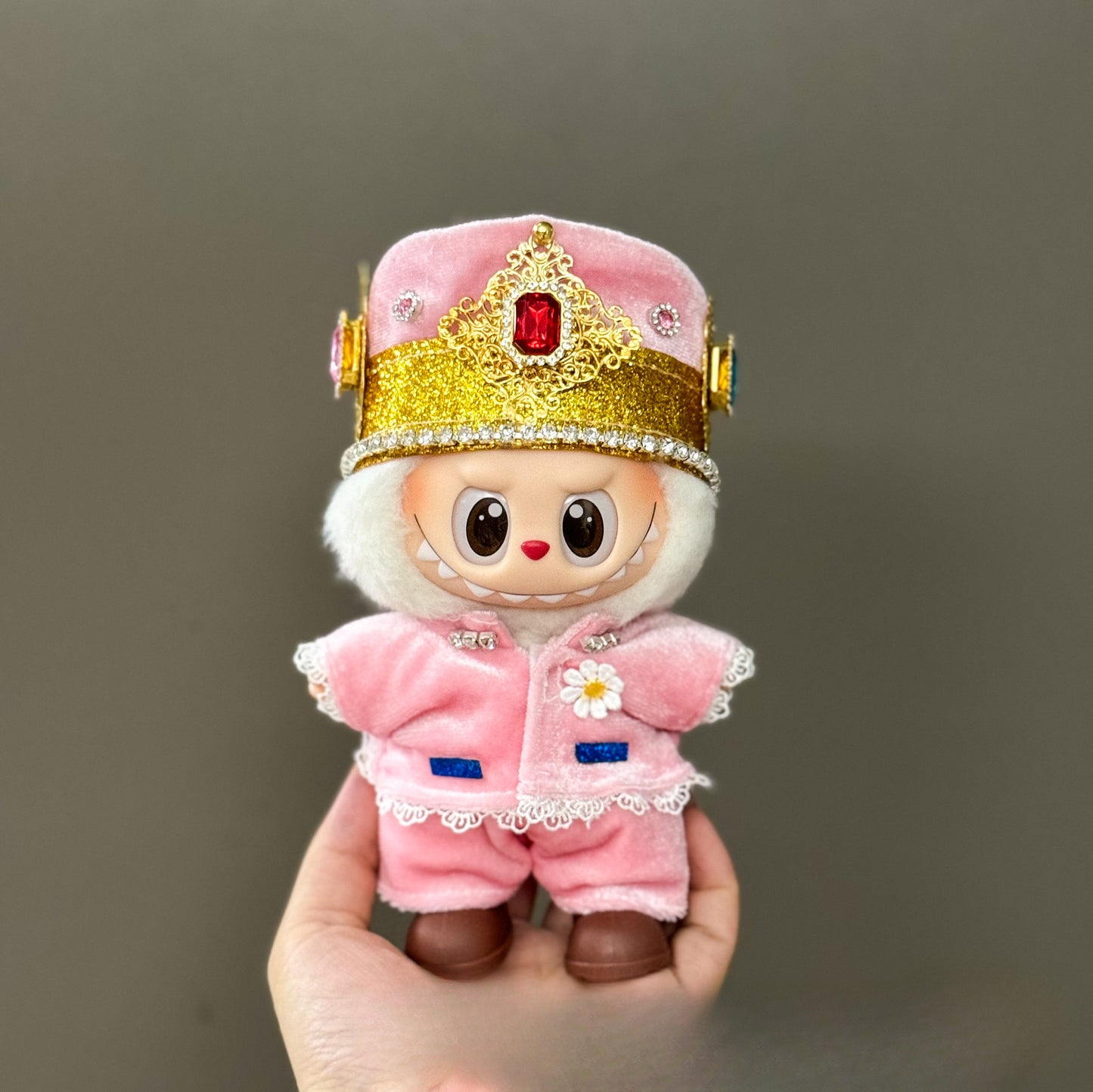 (only-clothes) Suitable for Labubu Doll Clothes 123 Generation Labubu Clothes 17cm Pendant Plush Doll Outfit Dress