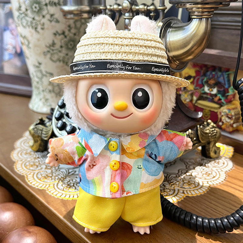 (only-clothes) Suitable for Labubu Sitting Party Doll Clothes First, Second, and Third Generation Blind Box Labubu Doll Clothes Wholesale