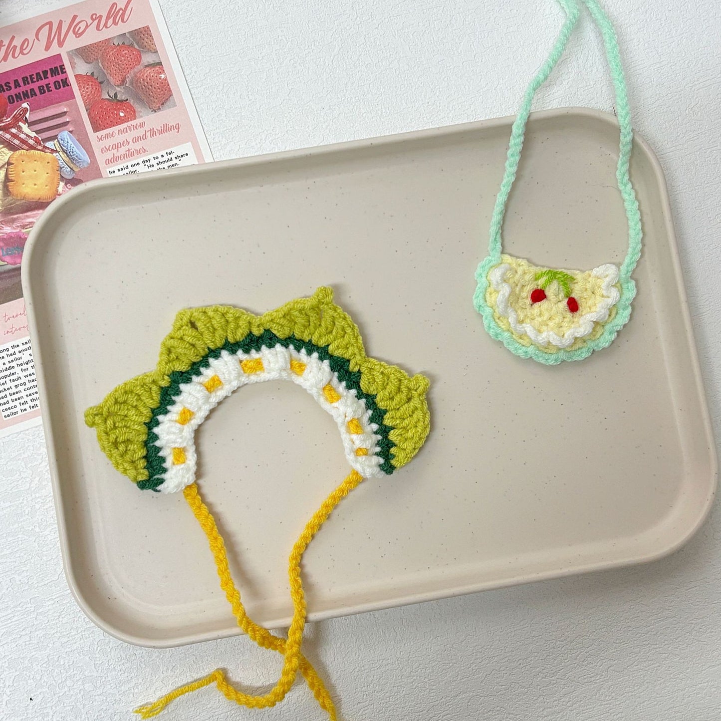 (only-clothes) New Labubu Crochet Baby Clothes Cute Handmade Doll Clothes Manufacturer Clearance Direct Sale Knitted Doll Accessories