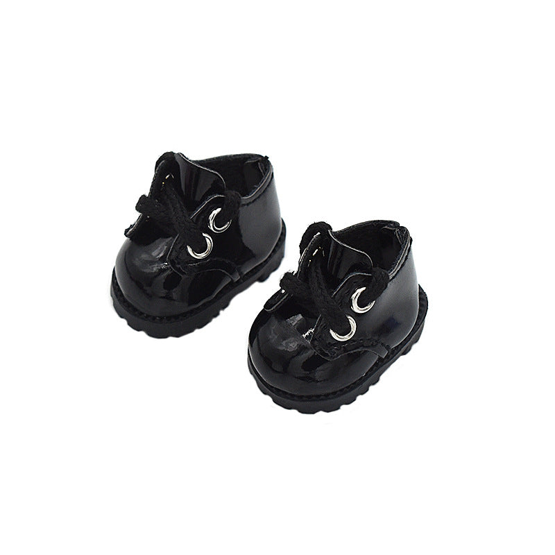 (only-clothes) Labubu Leather Shoes 8 Points BJD Doll Shoes 10CM Cotton Doll Lina Belle Pendant Doll Clothes