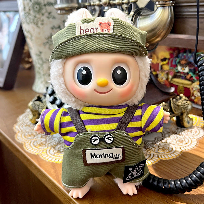 (only-clothes) Suitable for Labubu Sitting Party Doll Clothes First, Second, and Third Generation Blind Box Labubu Doll Clothes Wholesale