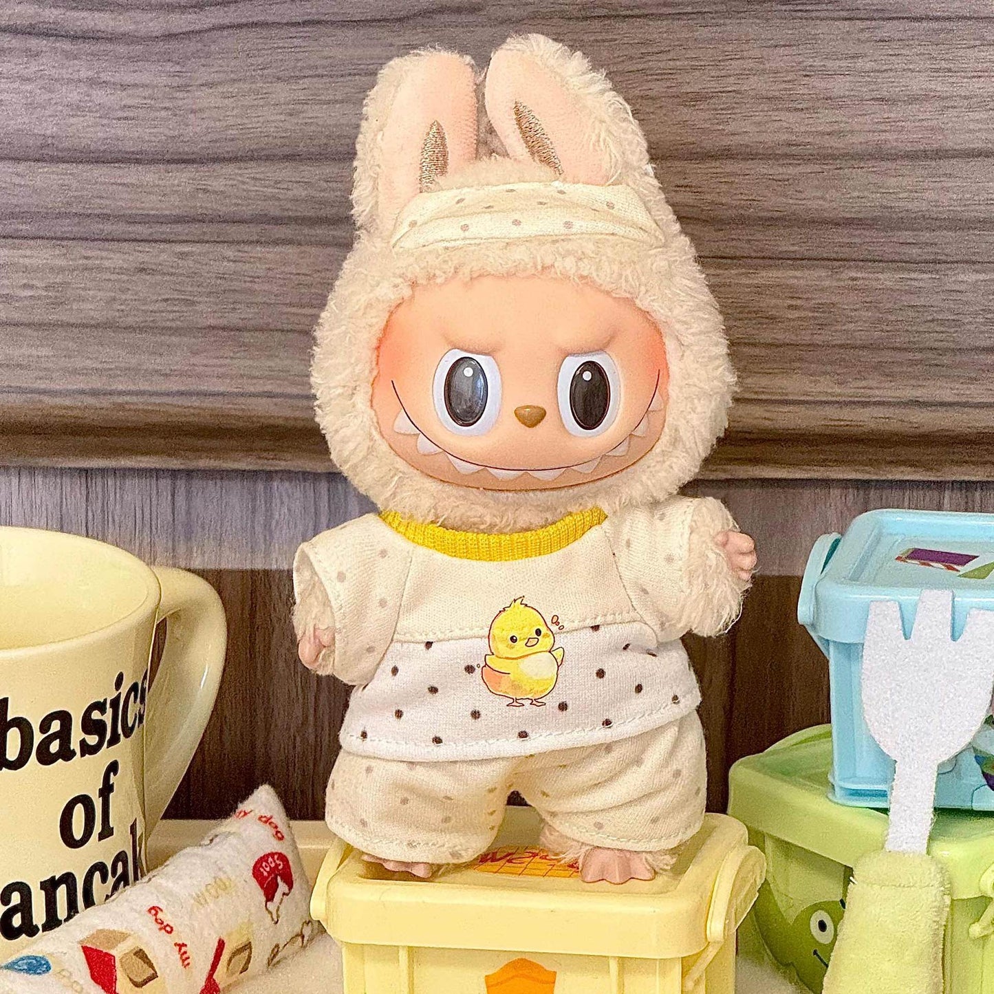 (only-clothes) Suitable for Labubu Sitting Party Baby Clothes First Second Third Generation Labubu Clothing Set Accessories and Peripheral