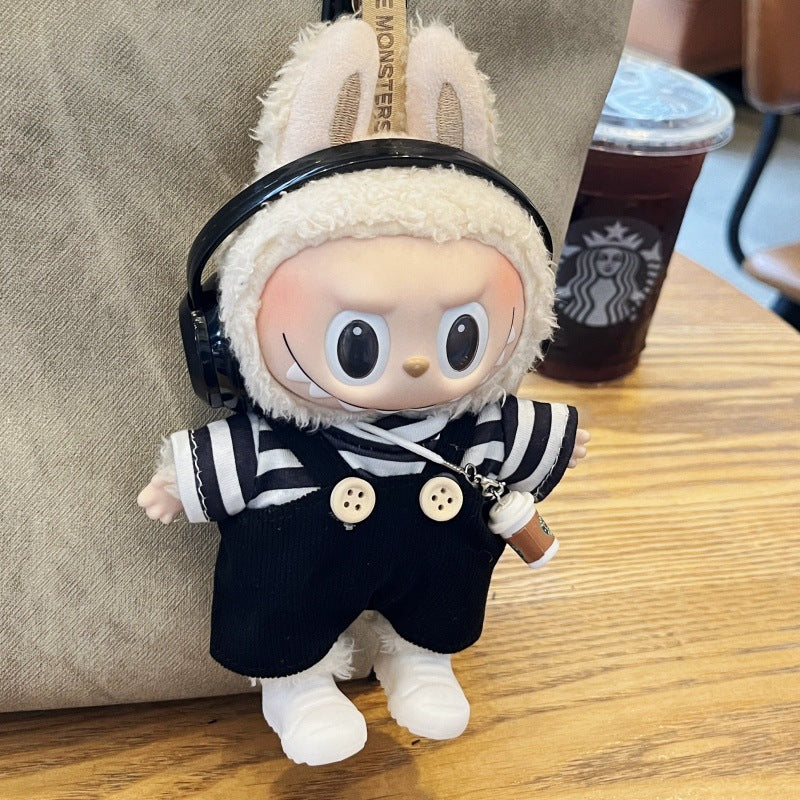 (only-clothes) Labubu Third Generation Baby Clothes Bottle Strap Pants Camera Doll First and Second Generation Labubu Plush Toy Clothes Doll Not Included