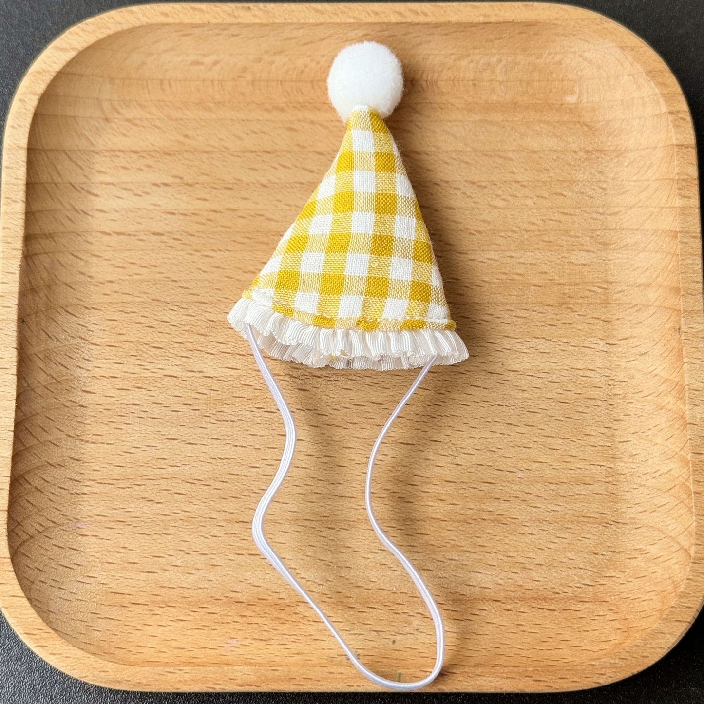 (only-clothes)17cm Labubu Birthday Hat Doll Clothes Handmade Doll 10cm Decorative Hat Mini Dress-Up Clothes Wholesale