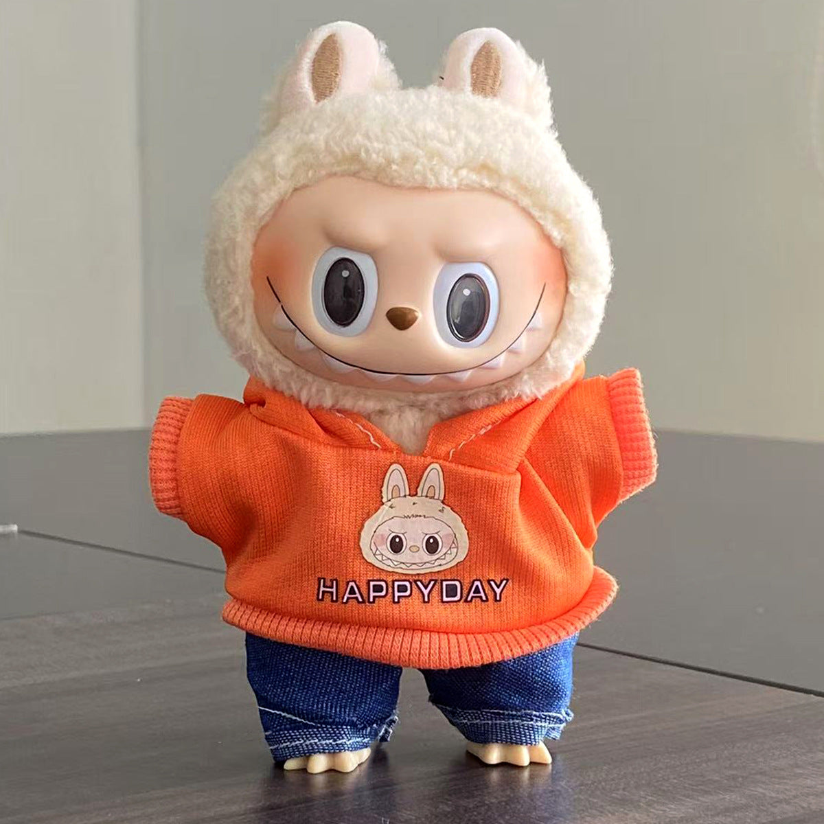Labubu Doll Clothes Labubu Clothes 17cm First Second Third Generation Plush Vinyl Doll Dress Up Outfit Set 