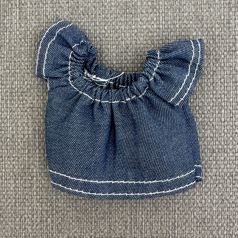 (Only-Clothes) 17cm Automobiles Curtain Cloth Pendant Doll Clothes Accessories Shorts Keychain Air Cotton Small Underpants Cloth Soft Toy Replacement