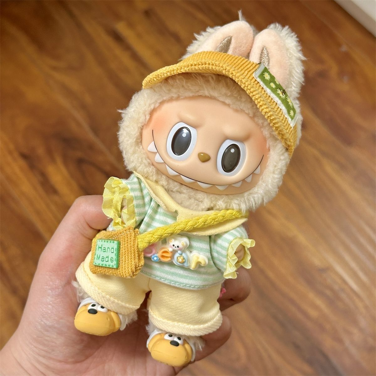 Summer Edition 17cm Labubu Doll Clothes Labubu Accessories First and Second Generation Vinyl Doll Replacement Outfit Set Other