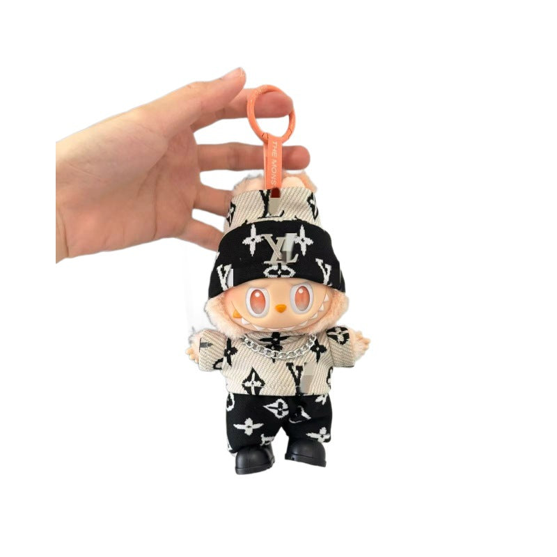 (Only-Clothes) [Only Doll Clothes] Pop Mart 15/17cm Labubu Generation/Second Generation/Third Generation Fashion Doll Clothes Suit 08