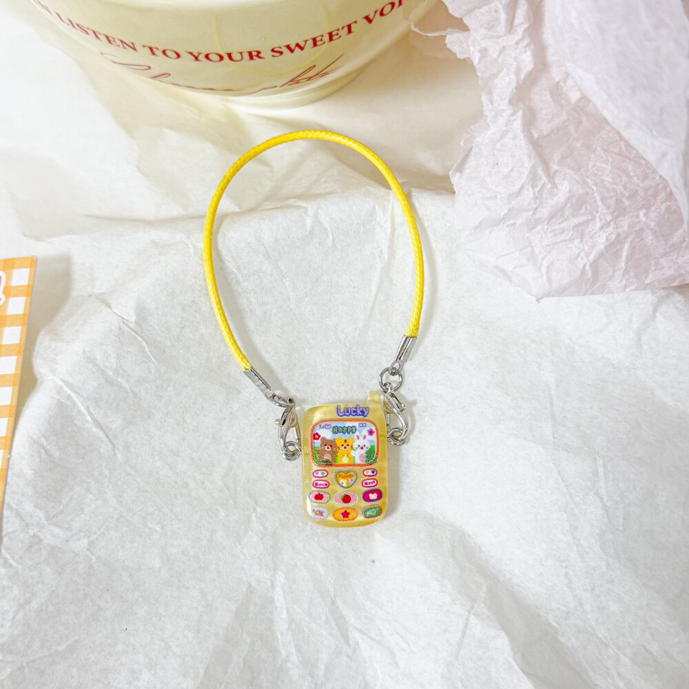 (only-clothes) Dollhouse Mini Cartoon Model Small Camera Bowknot Neck Hanging Accessory Doll Hanging Decoration Accessory