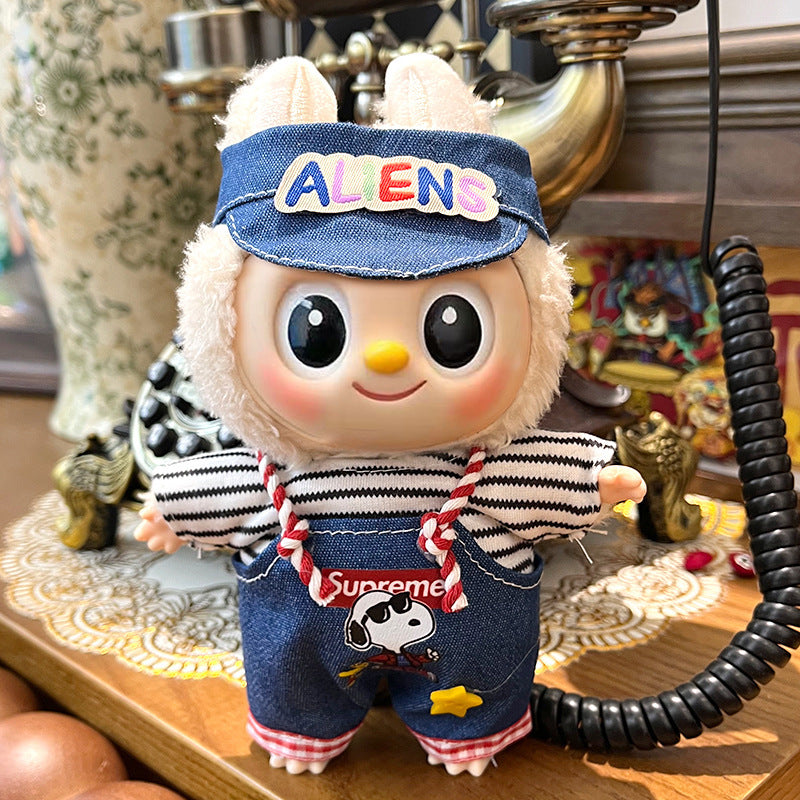 (only-clothes) Suitable for Labubu Sitting Party Doll Clothes First, Second, and Third Generation Blind Box Labubu Doll Clothes Wholesale