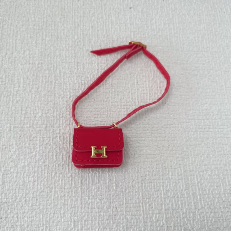 (only-clothes) Only Bag 17cm Labubu First Second Third Generation Decorative Adjustable Bag Cute H Family Bag Doll Accessories