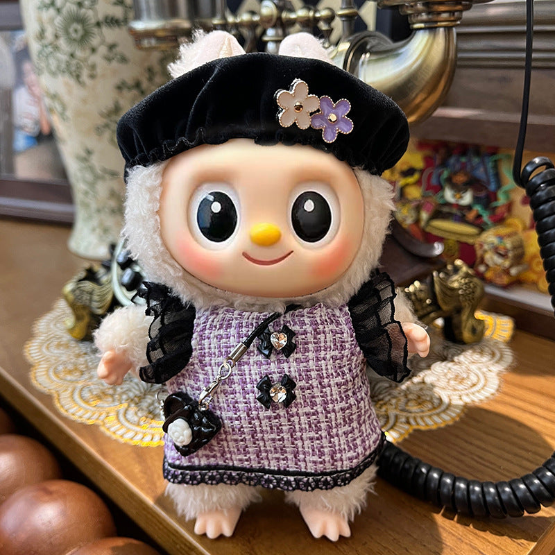 (only-clothes) Suitable for Labubu Sitting Party Doll Clothes First, Second, and Third Generation Blind Box Labubu Doll Clothes Wholesale