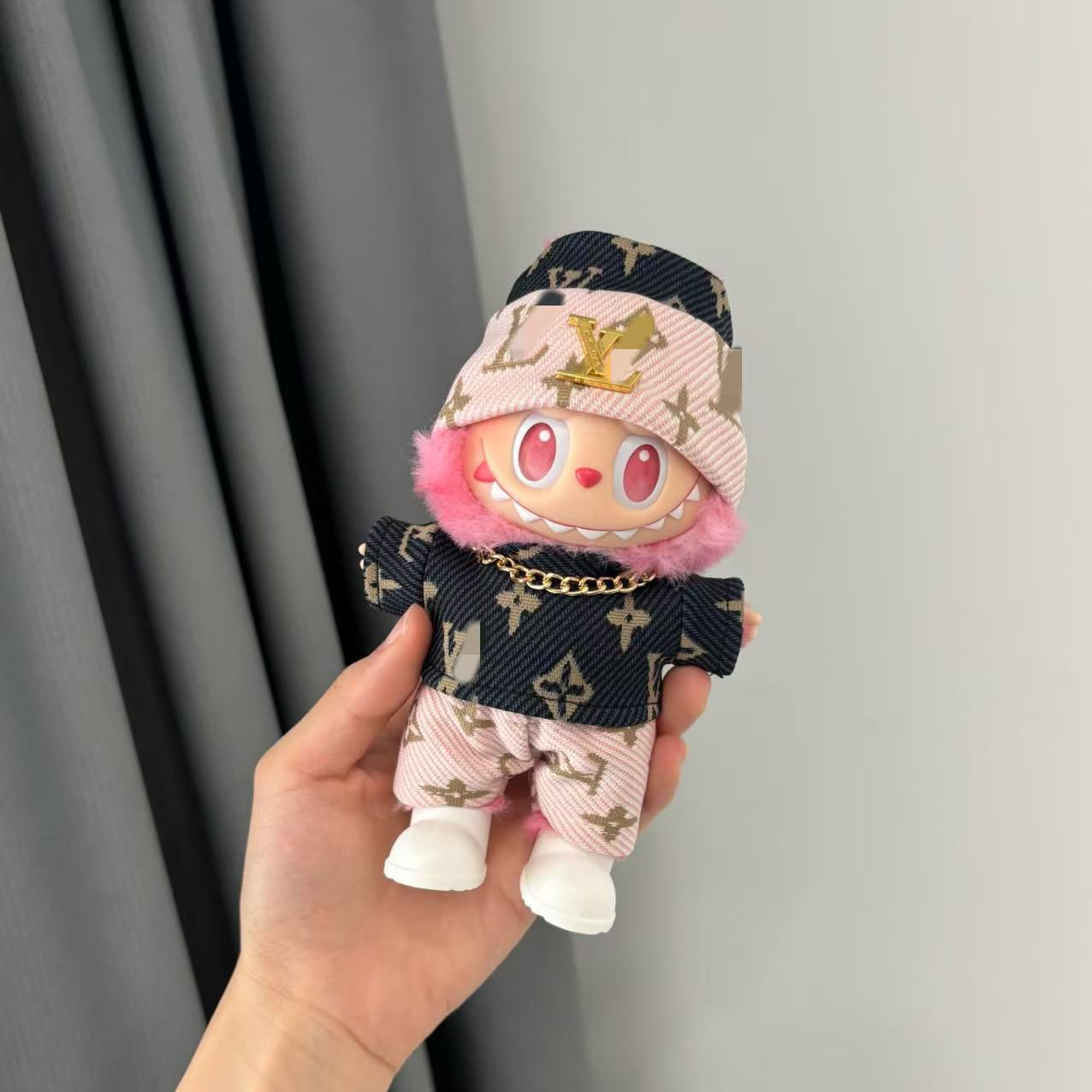 (Only-Clothes) [Only Doll Clothes] Pop Mart 15/17cm Labubu Generation/Second Generation/Third Generation Fashion Doll Clothes Suit 08