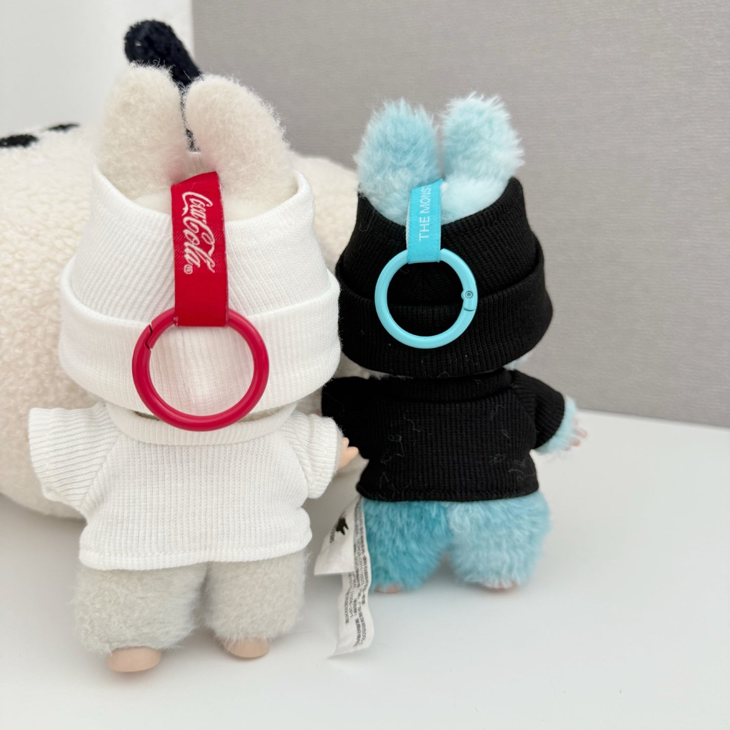 (only-clothes) New Labubu Plush Doll Trendy Brand Crow Heart Set Baby Clothes Replacement Ribbed Shirt Hot-Selling Big Brand Set Cute Baby Clothes