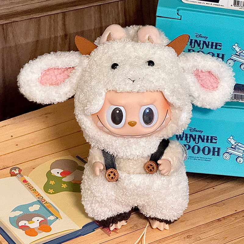 (only-clothes) Suitable for Labubu Sitting Party Baby Clothes First Second Third Generation Labubu Clothing Set Accessories and Peripheral
