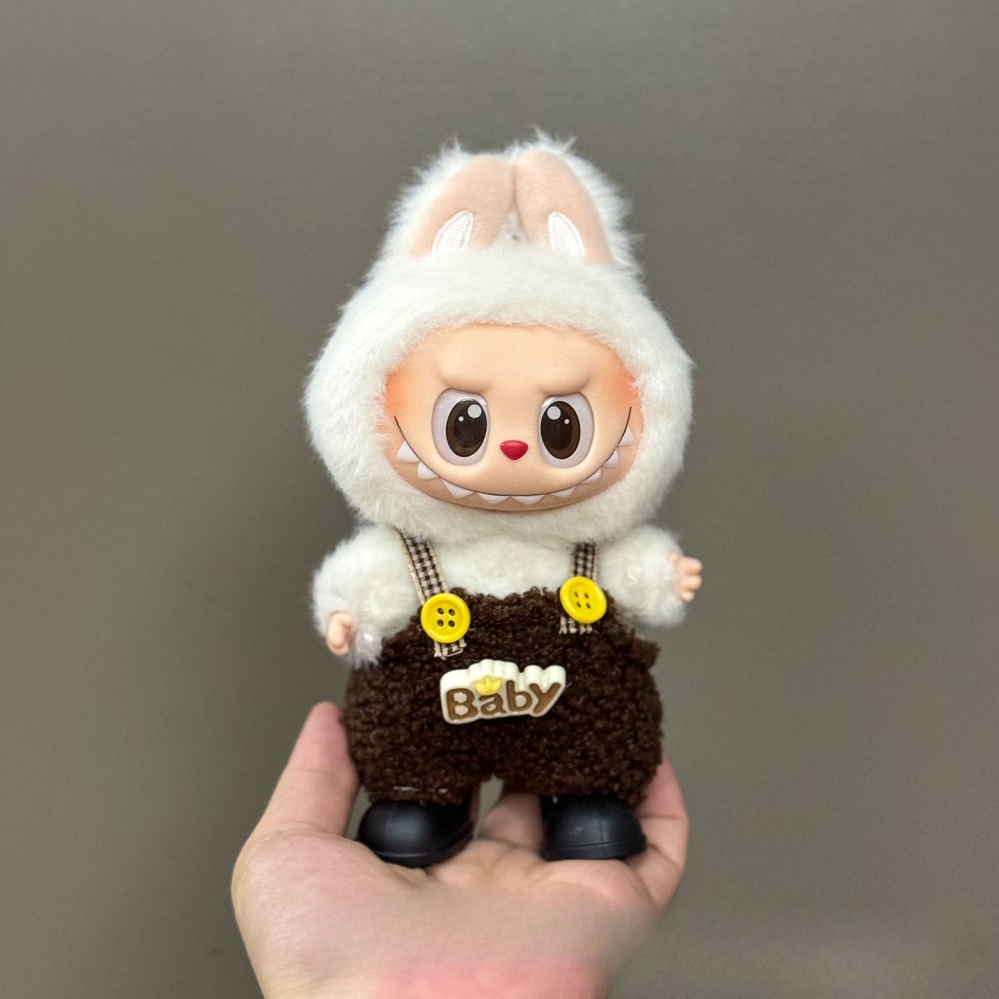(only-clothes) Suitable for Labubu Doll Clothes 123 Generation Labubu Clothes 17cm Pendant Plush Doll Outfit Dress