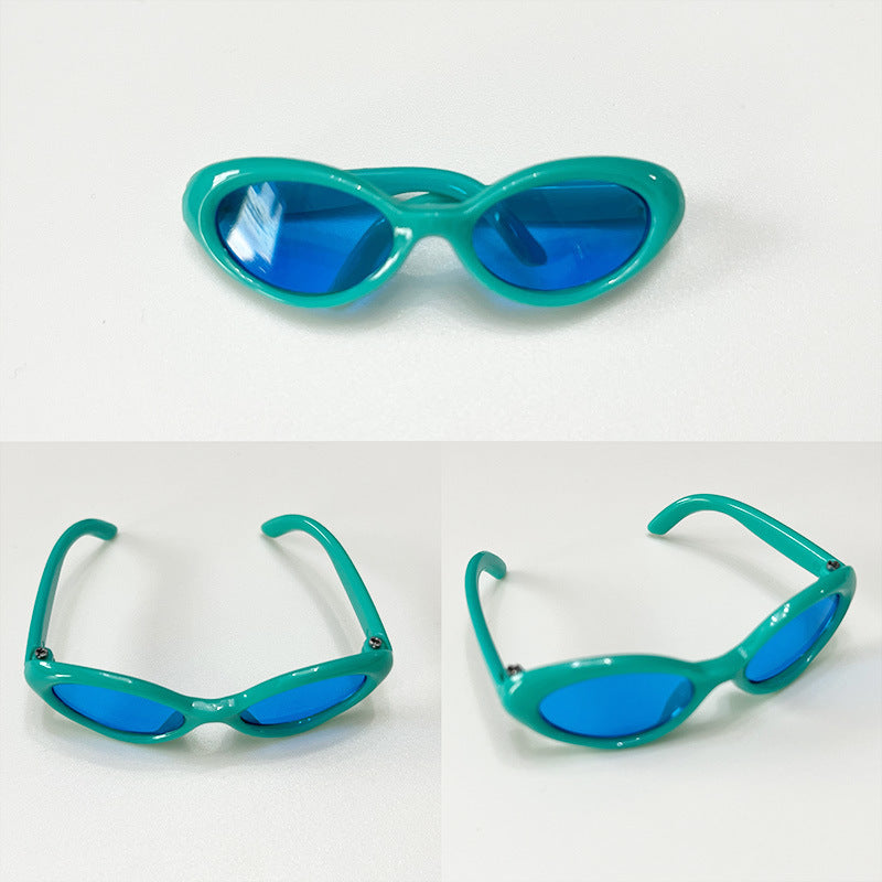 (Only-Clothes) Width 6.5cm Glasses Automobiles Curtain Cloth Labubu Sunglasses Vinyl Blind Box Doll Doll Accessories Cotton Doll Accessories