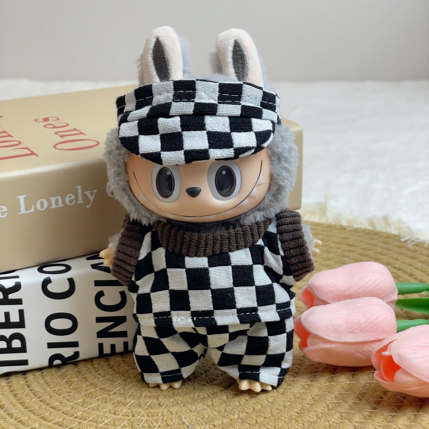 (only-clothes) Labubu Doll Clothes First and Second Generation Labubu Plush Doll Outfit Set Cute Dress-Up Doll Clothing Accessories