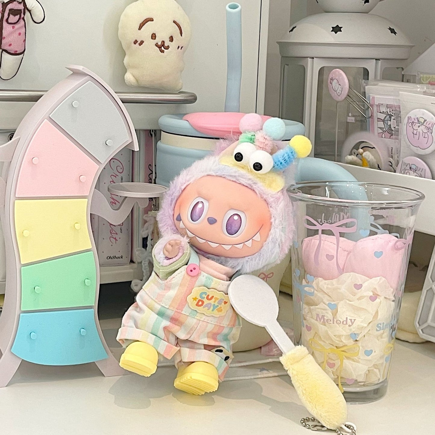 Labubu Doll Clothes 17cm First Second Third Generation Doll Dress Up Clothes Interchangeable Outfit Set Labubu Clothes