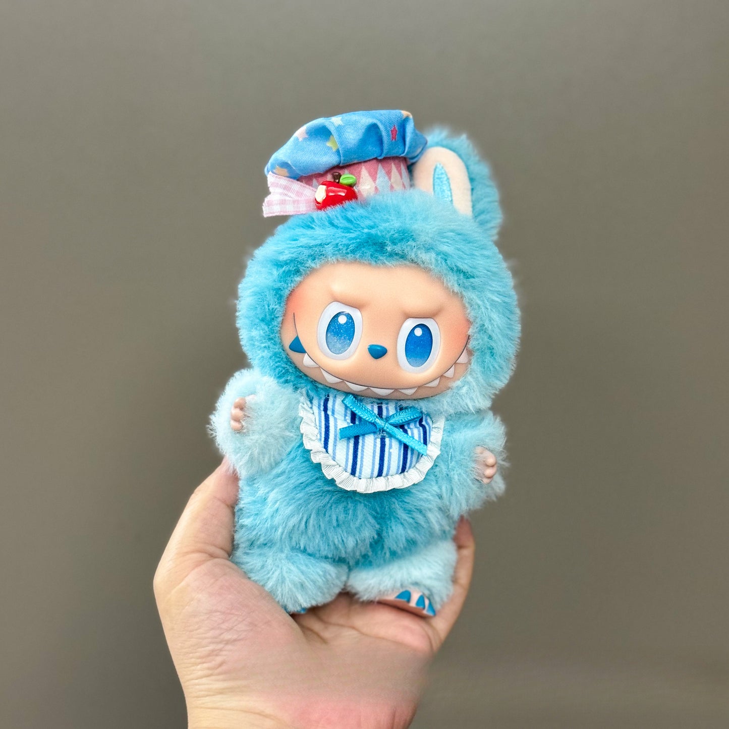 (only-clothes) Suitable for Labubu Doll Clothes First Second Third Generation Labubu Clothes 17cm Vinyl Pendant Doll Set