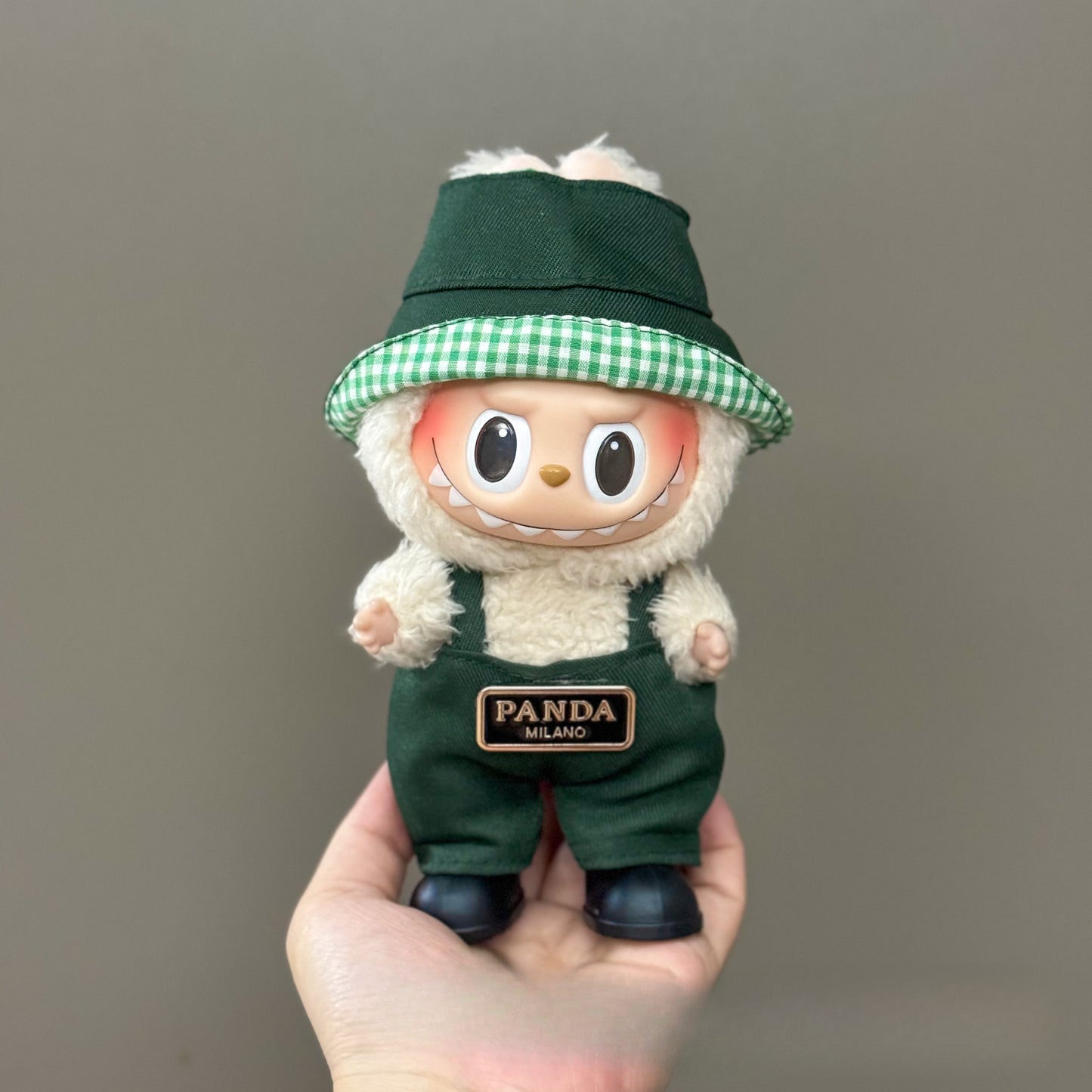 (only-clothes) Suitable for Labubu Doll Clothes 123 Generation Labubu Clothes 17cm Pendant Plush Doll Outfit Dress