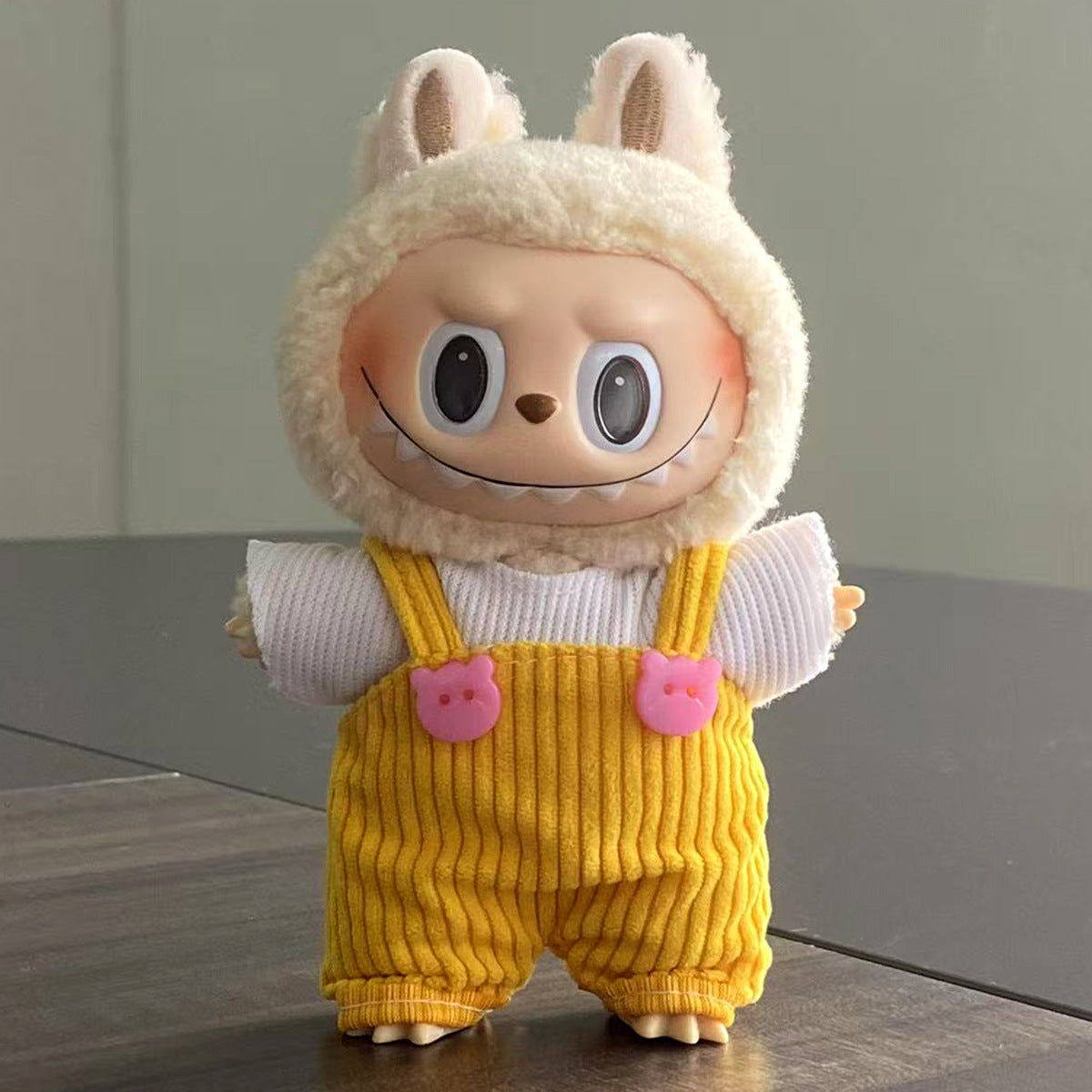 Labubu Doll Clothes Labubu Clothes 17cm First Second Third Generation Plush Vinyl Doll Dress Up Outfit Set 