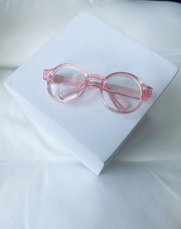 (only-clothes) Manufacturer Supply 6.5CM Glasses Self-Deprecating Bear Glasses Labubu Glasses Cotton Doll Glasses