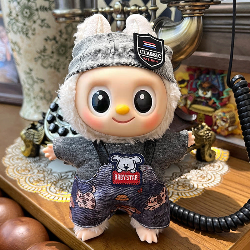 (only-clothes) Suitable for Labubu Sitting Party Doll Clothes First, Second, and Third Generation Blind Box Labubu Doll Clothes Wholesale