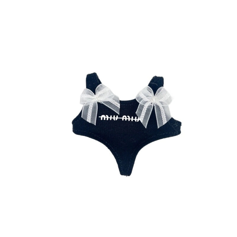 (only-clothes) Labubu Doll Clothes Accessories Miumiu Swimsuit Set Vinyl Blind Box First Second Third Generation Labubu Clothes Replacement