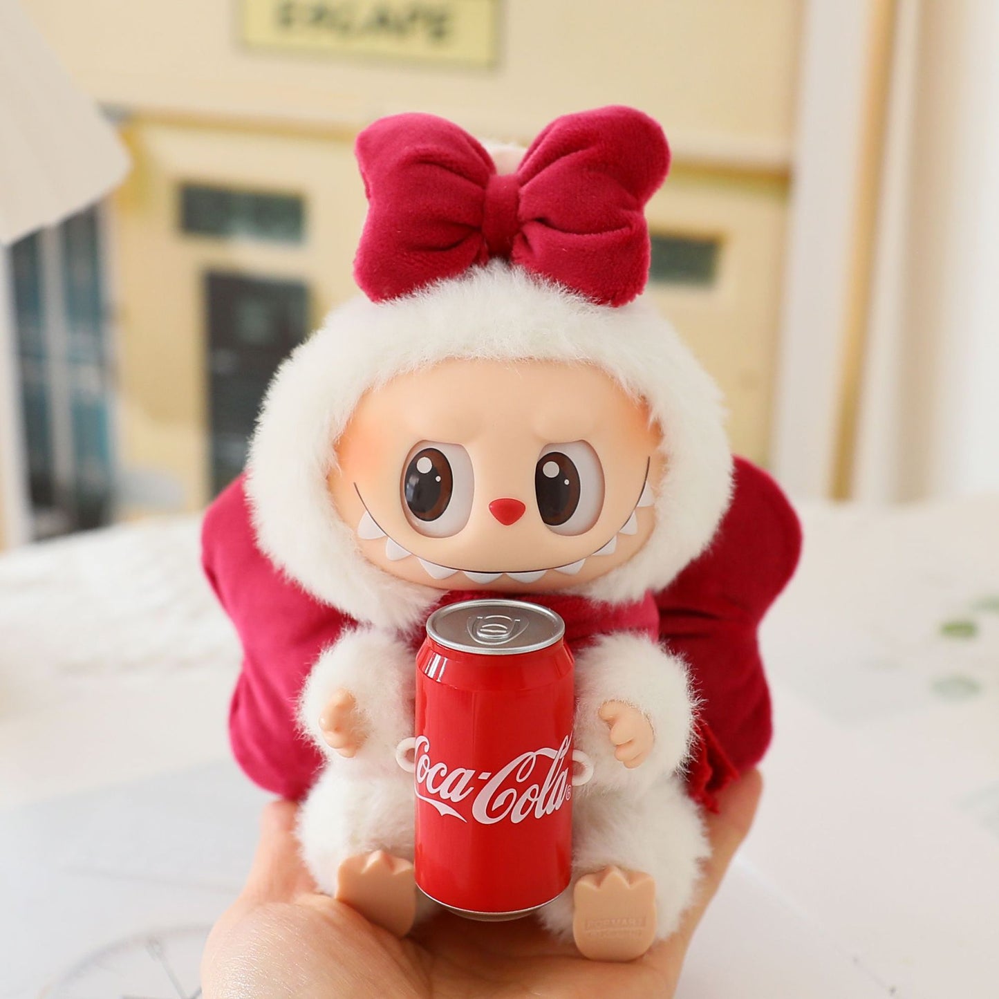 (only-clothes) Suitable for First, Second, and Third Generation Labubu Clothing, Labubu Pendant, Bowknot Baby Clothes Replacement