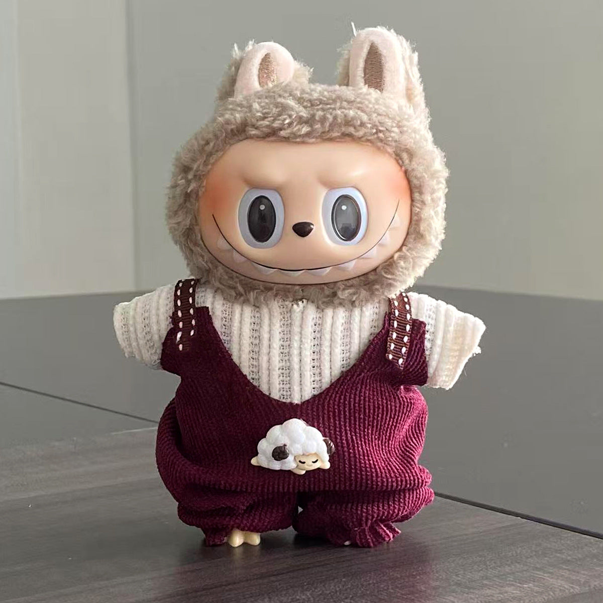 Labubu Doll Clothes Labubu Clothes 17cm First Second Third Generation Plush Vinyl Doll Dress Up Outfit Set 