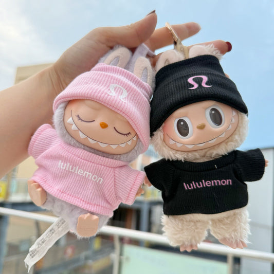 (only-clothes) Only Clothes] First Second Third Generation Blind Box Labubu Clothes LABUBU Replacement Trendy Casual Set Elastic Hat New