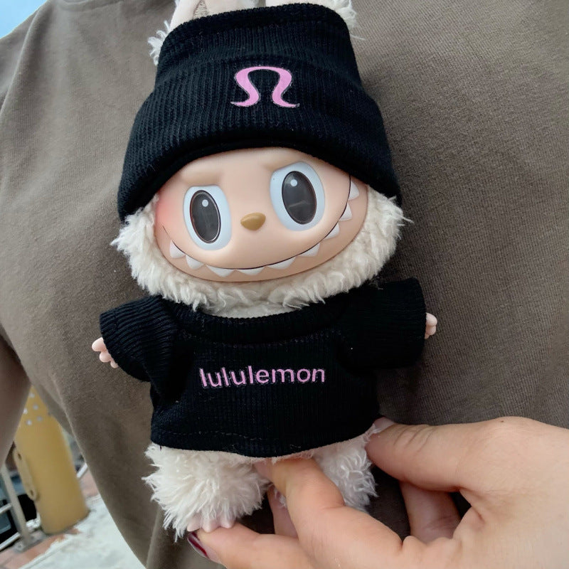 (only-clothes) Only Clothes] First Second Third Generation Blind Box Labubu Clothes LABUBU Replacement Trendy Casual Set Elastic Hat New