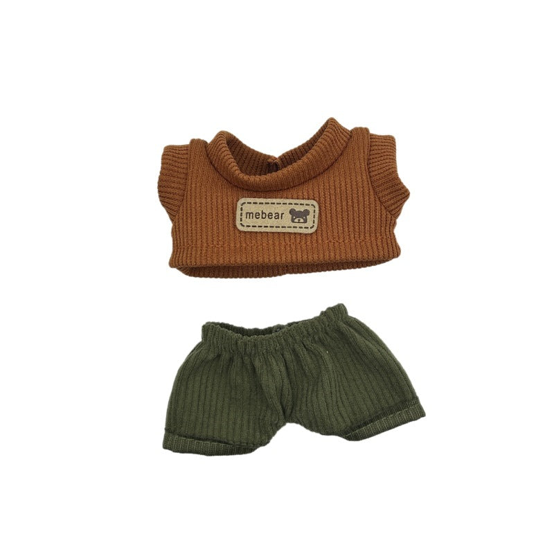 (only-clothes) Labubu Doll Trendy Outfit Suitable for 17cm Labubu First, Second, and Third Generation Blind Box Doll Clothing