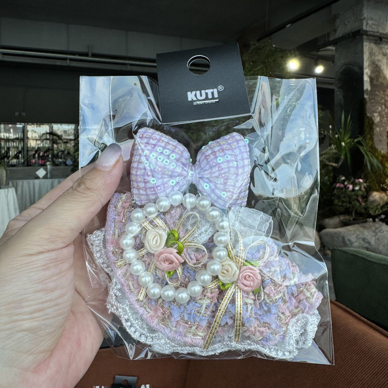 [Only Clothes] Labubu Doll Clothes Butterfly Dress 17cm Pendant Doll Accessories Labubu Clothes 